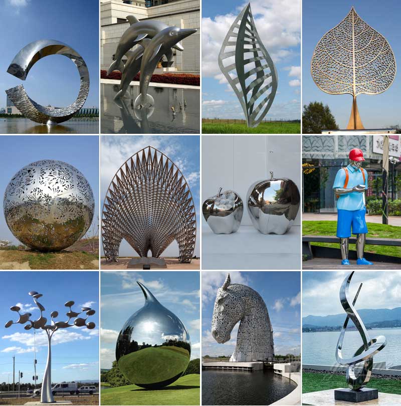 metal abstracts sculpture list