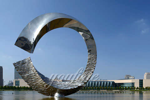 Mirror 316L polished Stainless steel “noon at water”