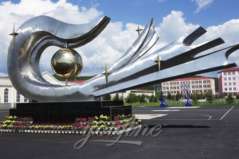 2017 Outdoor New Stainless Steel Sculpture for Sale