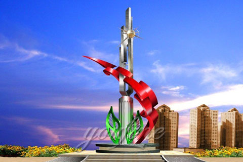 Product Outdoor Type Original Stainless Steel Sculpture for Sale